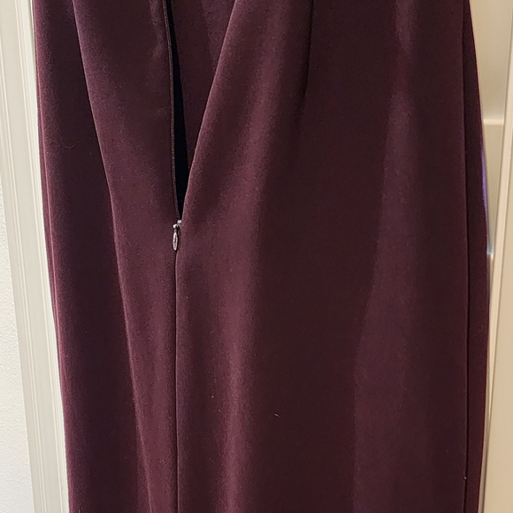 EUC Rachel Zoe Cabernet Devon Off the Shoulder Midi Dress Sz 6 - Picture 12 of 15